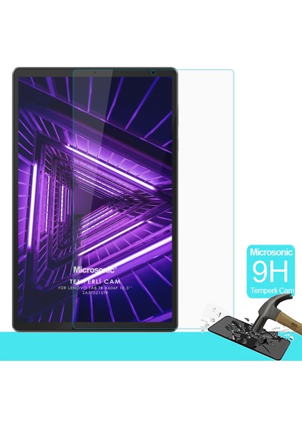 Lenovo Tab M10 Plus TB-X606F 10.3" (ZA5T0215TR) Tempered Glass Ekran Koruyucu Şeffaf