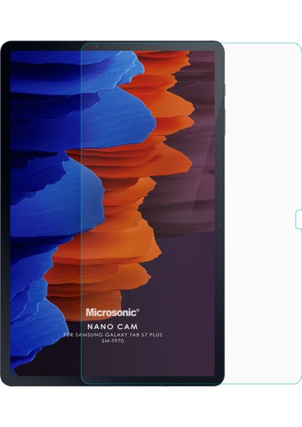 Samsung Galaxy Tab S7 Plus T970 Nano Glass Ekran Koruyucu Şeffaf