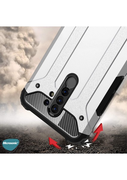 Xiaomi Redmi 9 Kılıf Rugged Armor Siyah