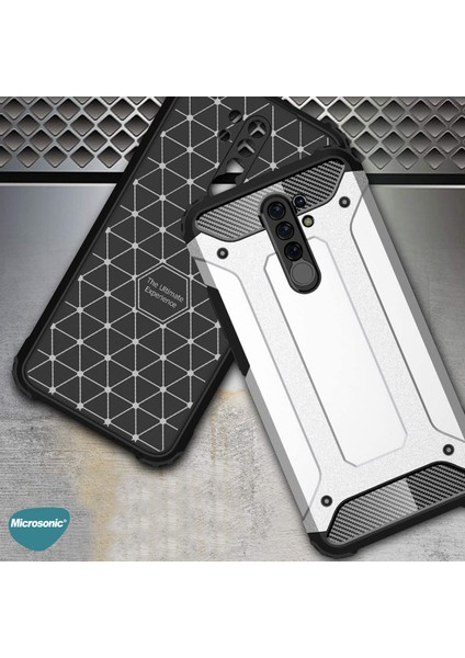 Xiaomi Redmi 9 Kılıf Rugged Armor Siyah