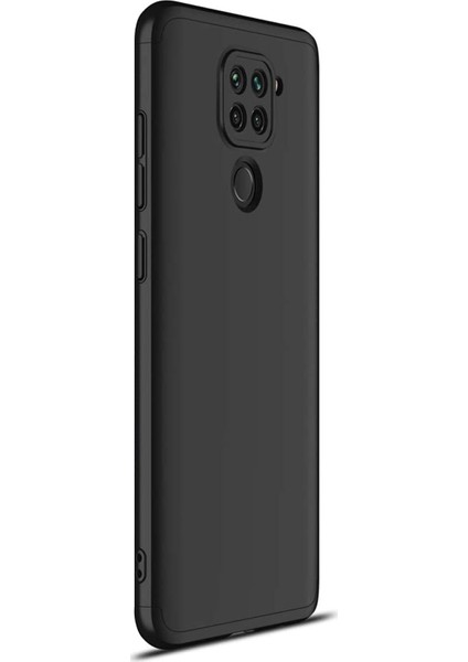 Xiaomi Redmi Note 9 Kılıf Double Dip 360 Protective Siyah