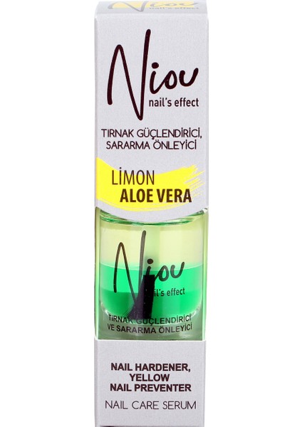 Tırnak ve Sararma Önleyici Limon Aloe Vera 12 ml