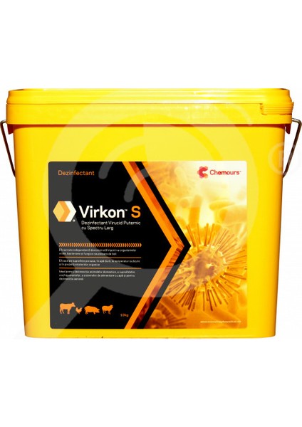 S Geniş Spektrumlu Virüsidal Dezenfektan 5 kg modelleri