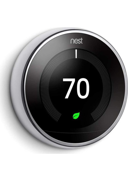 Nest Learning Smart Thermostat 3rd Akıllı Termostat Krom