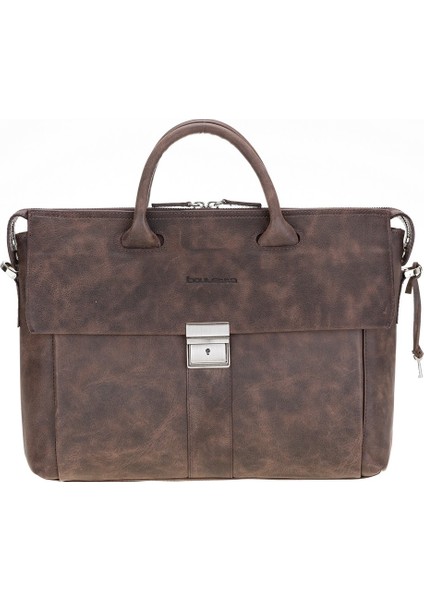 Wizard Deri Notebook Evrak Çantası TN03 Kahve