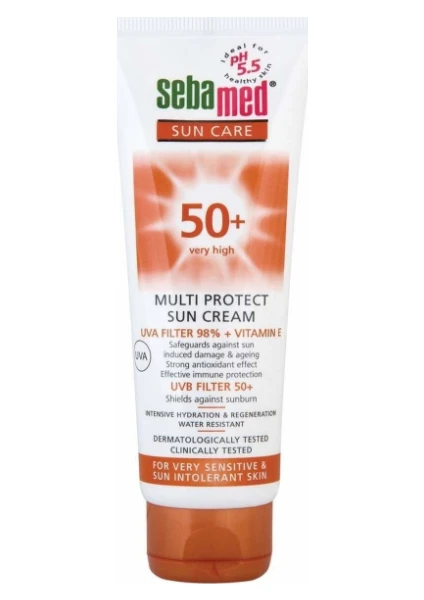 Sun Care 50+ Çok Yönlü Koruyucu Güneş Kremi 75 ml