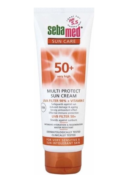 Sun Care 50+ Çok Yönlü Koruyucu Güneş Kremi 75 ml