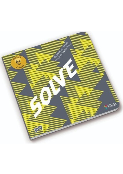 Solve - 6+ Yaş Level 2 - IQ Dikkat Ve Yetenek Geliştiren Kitaplar Serisi 5
