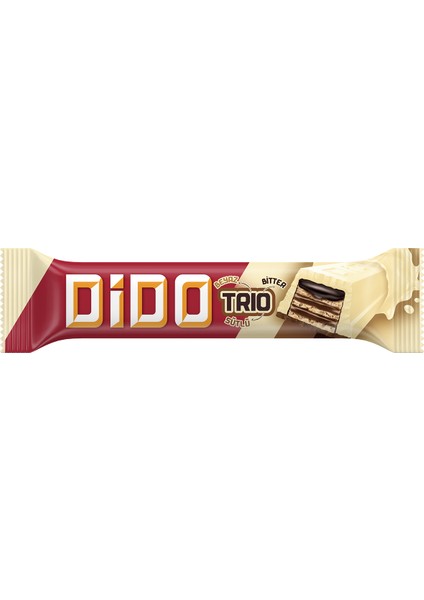 Dido Trio Beyaz Çikolatalı Gofret 36;5 gr