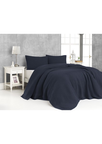 Supersoft Indıgo Tek Kişilik Yatak Örtüsü Takımı 150 x 200 cm