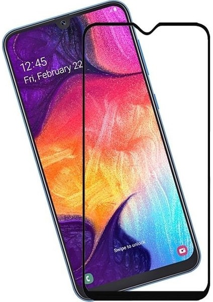 Samsung Galaxy A50S 5d Tam Kaplayan Ekran Koruyucu Cam