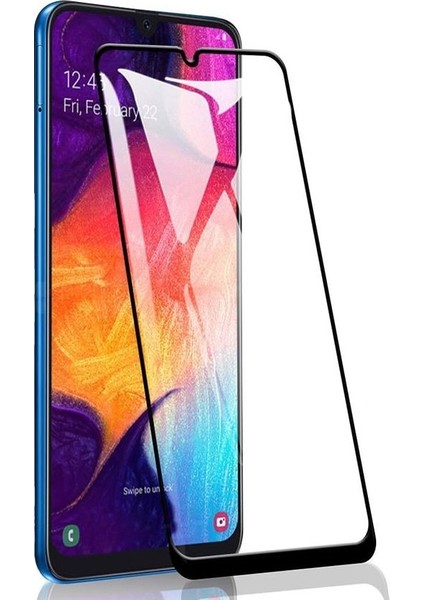 Samsung Galaxy A50S 5d Tam Kaplayan Ekran Koruyucu Cam