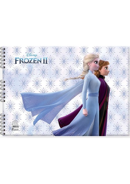 Frozen 2 Resim Defteri 15 Yaprak Ferforajlı Kolay Yırtılan 25 x 35 cm
