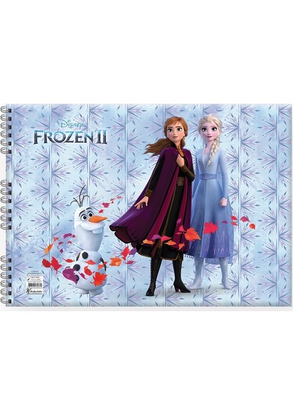 Frozen 2 Resim Defteri 15 Yaprak Ferforajlı Kolay Yırtılan 25 x 35 cm