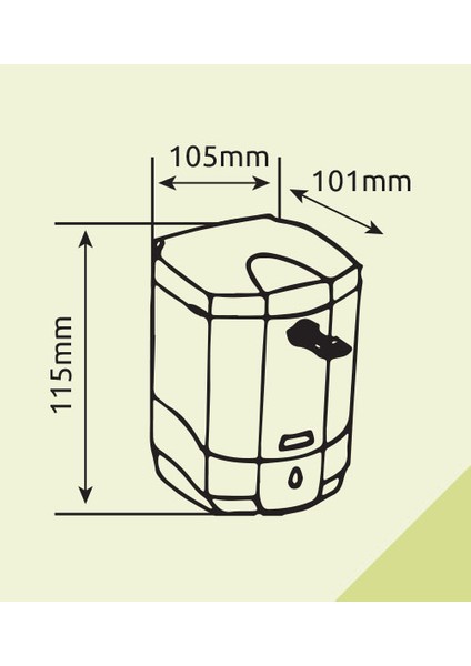 ZYQ80 Fotoselli Sıvı Sabun Verici 800 ml fiyatları