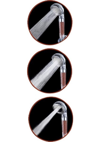 Su Tasarruflu Arıtmalı 3 Fonksiyonlu Duş Başlığı