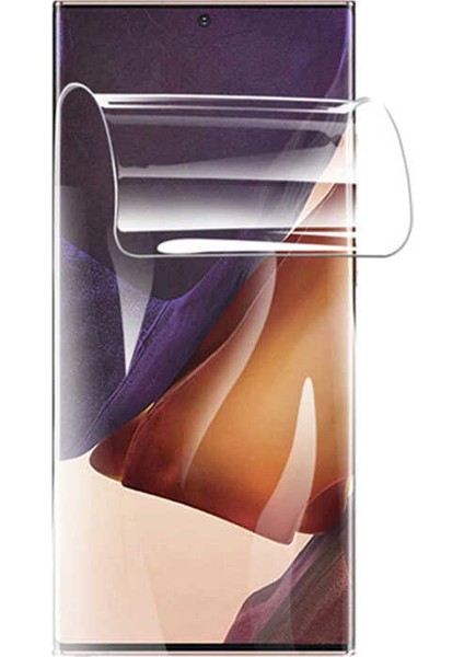 Samsung Galaxy Note 20 Ultra Tam Kaplayan 6D Polymer Nano Ekran Koruyucu Siyah