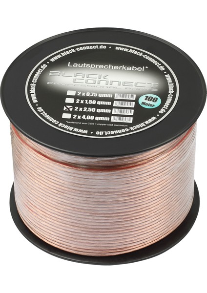 Lautsprecherkabel Cca 2X2,50MM² Hoparlör Kablosu - 100 Metre
