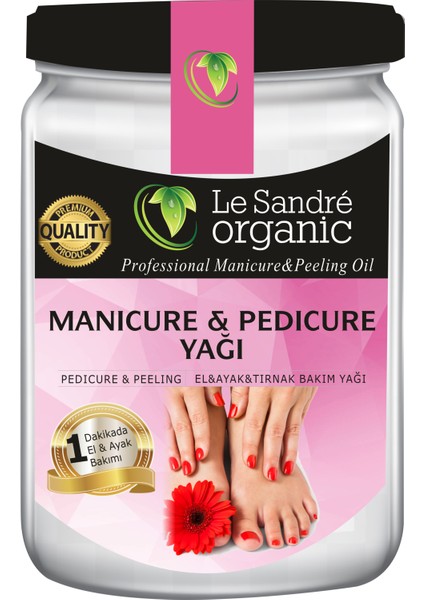 Le Sandre Organics Tırnak Bakım Yağı Manikür Pedikür Peeling Yağı