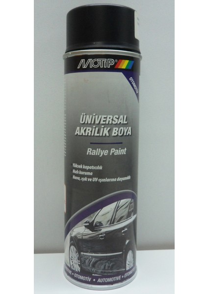 Universal Mat Siyah Akrilik Boya 500 ml