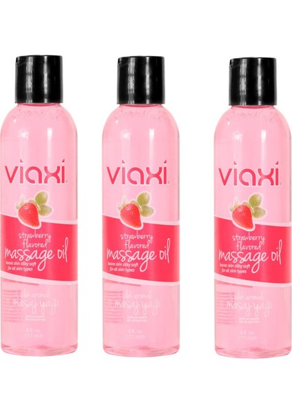 Çilekli Masaj Yağı 177 Ml*3 Adet