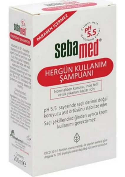 Şampuan Hergün Kullanım 200 ml x 2 Adet 7777777174638