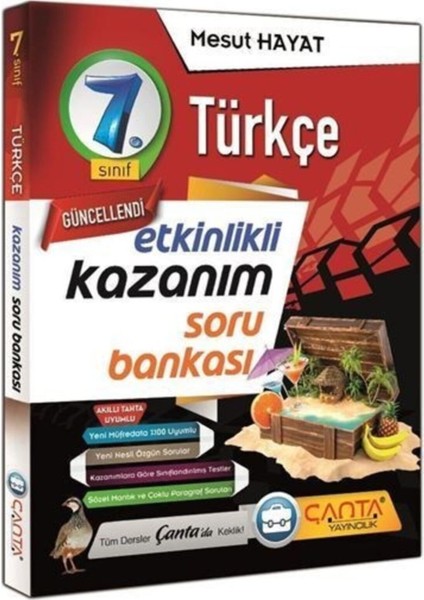 Yayınları 7. Sınıf Türkçe Etkinlikli Kazanım Soru Bankası