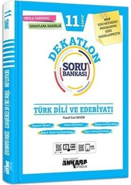 Ankara Yayıncılık 11.Sınıf Dekatlon Türk Dili ve Edebiyatı Soru Bankası