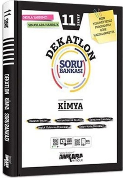 Ankara Yayıncılık 11.Sınıf Dekatlon Kimya Soru Bankası
