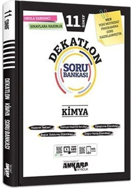 Ankara Yayıncılık 11.Sınıf Dekatlon Kimya Soru Bankası