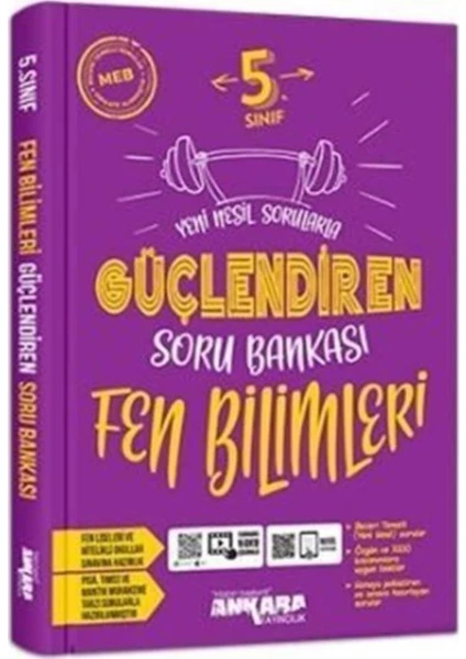 Ankara Yayıncılık 5.Sınıf  Fen Bilimleri Güçlendiren Soru Bankası