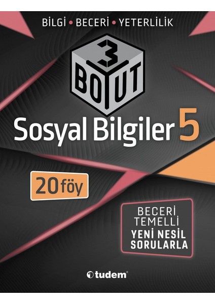 Tudem Yayınları 5. Sınıf 3 Boyut Sosyal Bilgiler