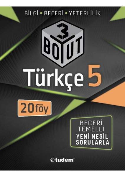 Tudem Yayınları 5. Sınıf Türkçe 3 Boyut