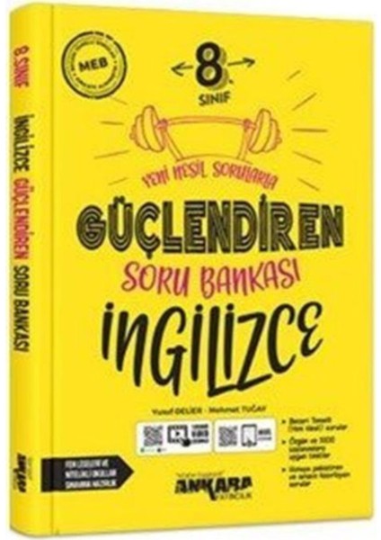 Ankara Yayıncılık 8.Sınıf  Güçlendiren Ingilizce Soru Bankası