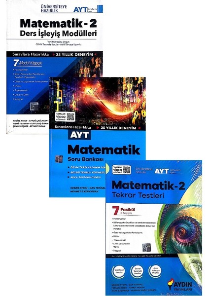 AYT Matematik 3'lü SET(2020)