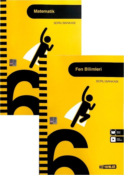 6. Sınıf Matematik ve Fen Bilimler Soru Bankası Seti(2020)