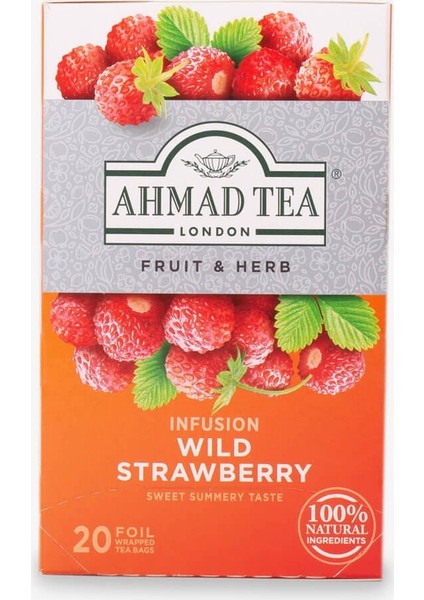 Infusion Wild Strawberry (20x2g) 40g Poşet Çay 20'li