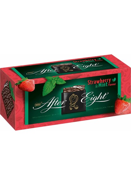After Eight Straberry&Mint Çilek Nane Aromalı Çikolata 200g