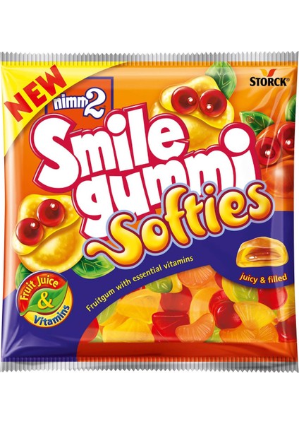 Smile Gummi Softies Karışık Meyve Aromalı Yumuşak Şekerleme 90gr