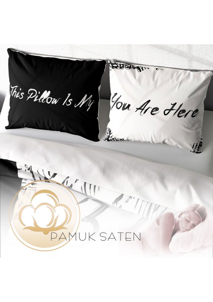 My Bed 3D Pamuk Saten Çift Kişilik Nevresim Takımı