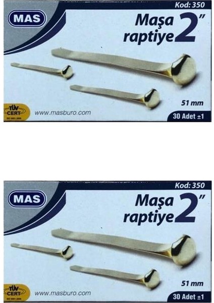 350 Maşa Raptiye 2'li