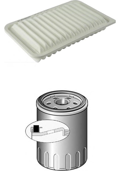 Filtre Bakım Seti Suzuki Swift 1.2 Benzinli 2011+ Hava + Yağ Filtre