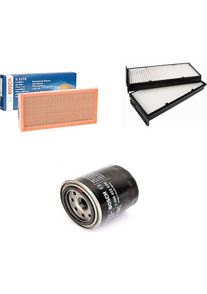 Filtre Bakım Seti Mitsubishi Carisma 1.6 Benzinli Hava + Yağ F.+ Polen Sardes