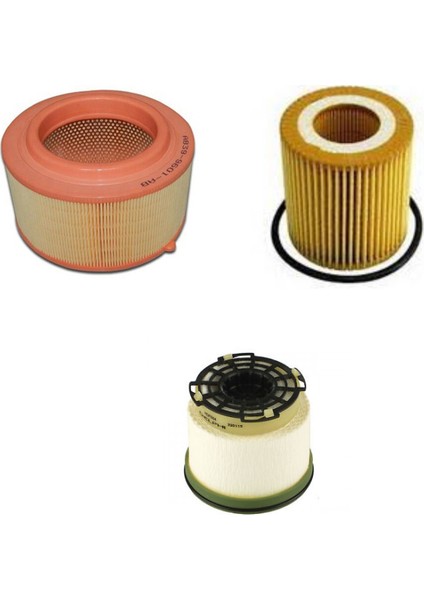 Filtre Bakım Seti Ford Ranger 2.2 Tdcı 2012-2015 150 Bg Hava + Yağ F.+ Yakıt Filtre
