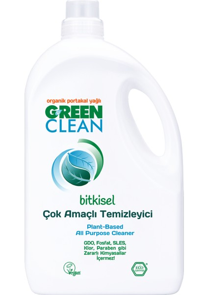 Portakal Yağlı Bitkisel Çok Amaçlı Temizleyici 2,75 Lt
