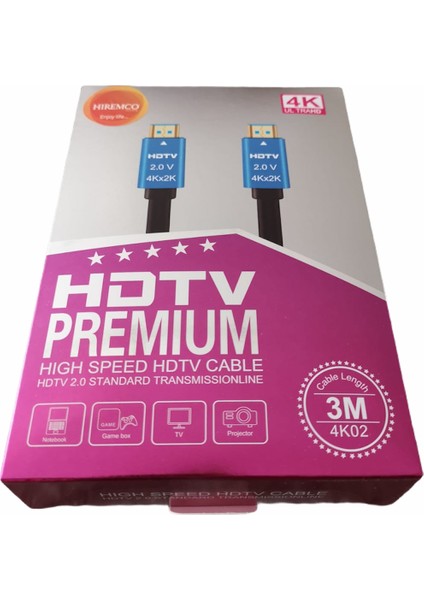 4K HDMI Kablo 2.0V - 3m