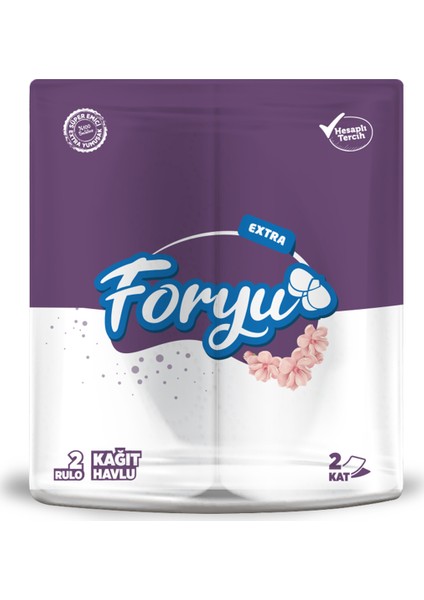 Extra Havlu 2 li x 2 katlı