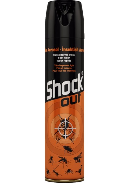 Dual Kimya Shock Out Aerosol Kokulu 300 ml