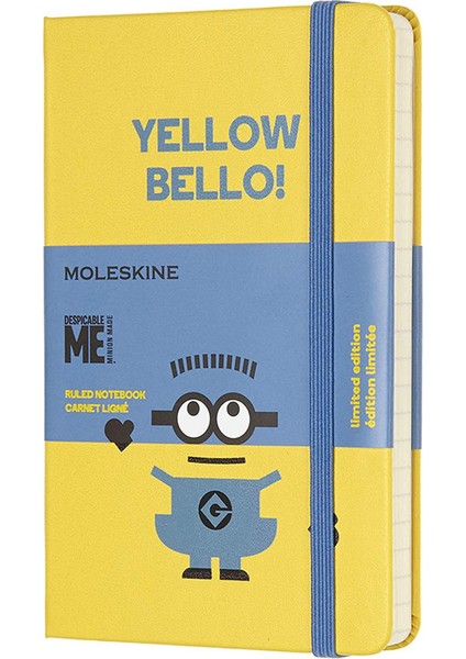 Defter Minions Cep Boy Çizgili Defter 5365