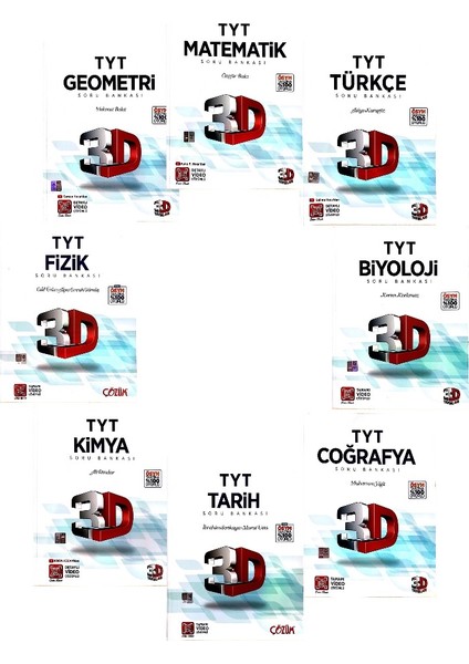 TYT Tüm Dersler Soru Bankası Seti(8 Kitap)